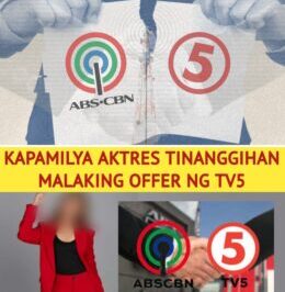 SHOWBIZ SHOCKER: Top Kapamilya Actress Reportedly Rejects Massive, Life-Changing Offer from TV5 for the Second Time, Proving Loyalty Trumps Millions in a Stunning Display of Devotion to ABS-CBN