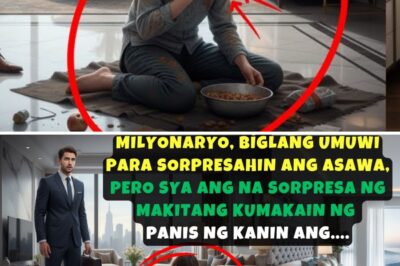 MILYONARYO, BIGLANG UMUWI PARA SORPRESAHIN ANG ASAWA, PERO SYA ANG NA SORPRESA NG MAKITANG KUMAKAIN