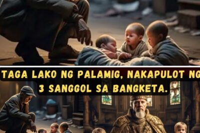 TAGA LAKO NG PALAMIG, NAKAPULOT NG3 SANGGOL SA BANGKETA.MUNTIK SYANG HIMATAYIN NG MAKITAANG