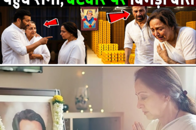 “After Dharmendra’s Funeral: Rumours of Property Dispute — Did Sunny Deol Visit Hema Malini Late at Night?”