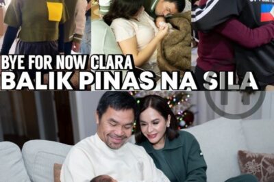 Jinkee and Manny Pacquiao Bid Emotional Goodbye to Their Granddaughter Baby Clara Before Flying Back to the Philippines (NH)