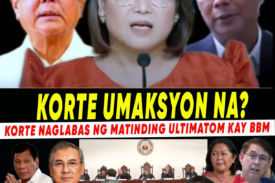 Korte Naglabas ng Matinding Ultimatum… At Ang Tunay na Delikadong Lihim na Tinatago ng Pamahalaan