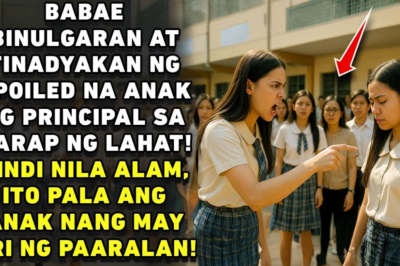BABAE BINULGARAN AT ll TINADYAKAN NG SPOILED NA ANAK NG PRINCIPAL SA HARAP NG LAHAT, HINDI NILA ALAM…