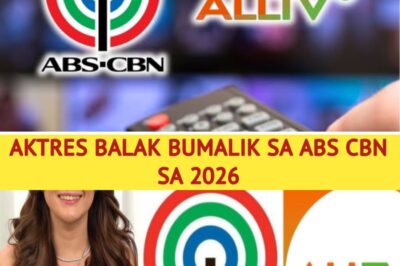 AKTRES BALAK BUMALIK SA ABS CBN SA 2026