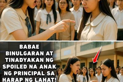 BABAE BINULGARAN AT TINADYAKAN NG SPOILED NA ANAK NG PRINCIPAL SA HARAP NG LAHAT, HINDI NILA ALAM…