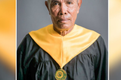 Tagumpay sa Takipsilim: Ang Kahanga-hangang Kwento ni Tatay Ebang na Nagtapos ng Kolehiyo at Nag-Board Pass sa Edad na 72