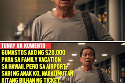 MA, SORRY… NAKALIMUTAN KO YATA ANG TICKET MO. UMUWI KA NA LANG MUNA