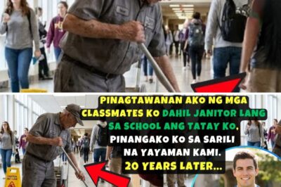 PINAGTAWANAN AKO NG MGA CLASSMATES KO DAHIL JANITOR LANG SA SCHOOL ANG TATAY KO, PINANGAKO KO SA