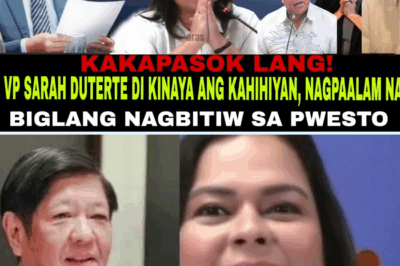 KAHIHIYANG HINDI KINAYA? Ang Malalim na Hiwaga sa Likod ng Biglaang Pagbitiw ni VP Sara Duterte sa Gabinete!