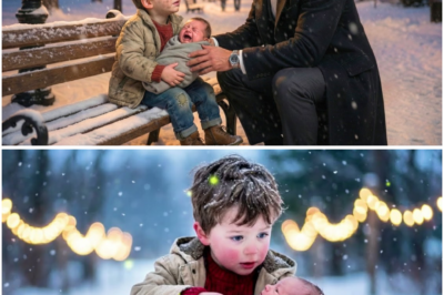 “Nanginginig na po ang baby sister ko…” sabi ng batang lalaki — CEO, agad silang binalot sa kaniyang coat at dinala pauwi