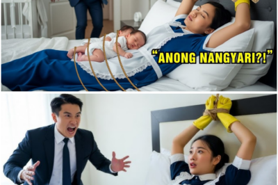 Umuwi ang Bilyonaryo sa Tahimik na Bahay — At Napatigil Nang Makita ang Yaya at ang Kambal sa Dilim