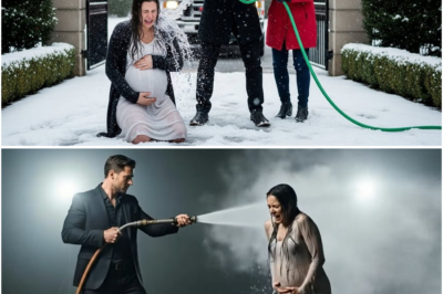 Milyonaryo Pinilit ang Buntis na Asawa sa Malamig na Shower sa Bakuran—Ngunit Kumilos ang Seguridad ng Kanyang Ama