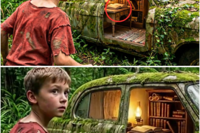 Batang Walang Tahanan Nakakita ng Nakabaong Kotse—Pagbukas ng Pinto, Isang Katotohanan ang Nagpaiyak sa Kanya