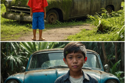 Natagpuan ng Batang Ulila ang Silungan sa Isang Inilibing na Kotse—Pagpasok Niya, Napaiyak Siya