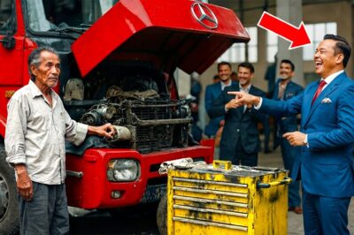 Ang Truck na Walang Kayang Makaayos: Ang Matandang Mekaniko at ang Hamon ng Isang Mapagmataas na Milyonaryo